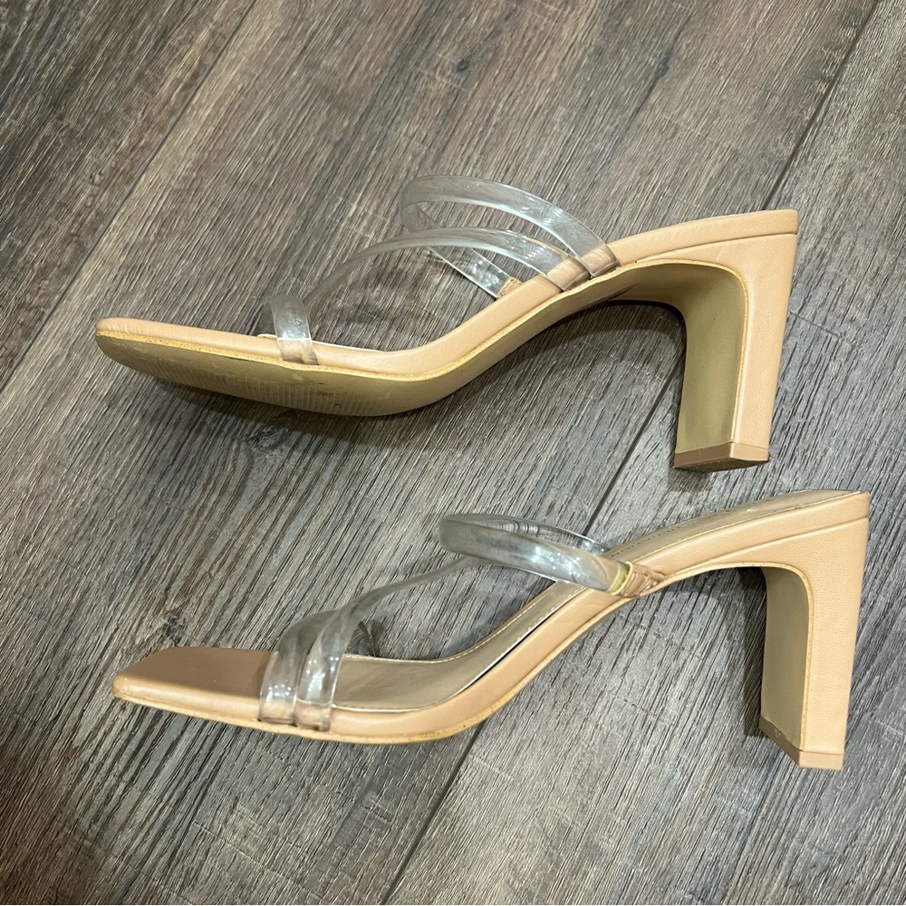 Bcbgeneration Clear Strap Block Heels - image 4